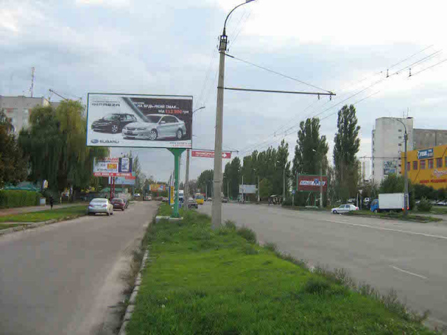 Щит 6x3,  ул.Сумгаитская, напротив супермаркета "Фуршет"