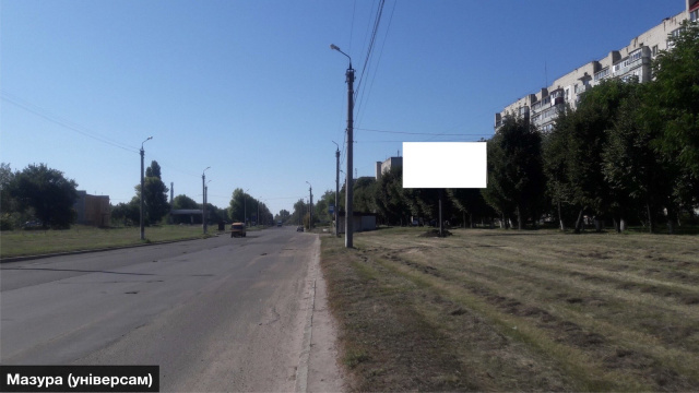 Щит 6x3,  вул Мазура (универсам)
